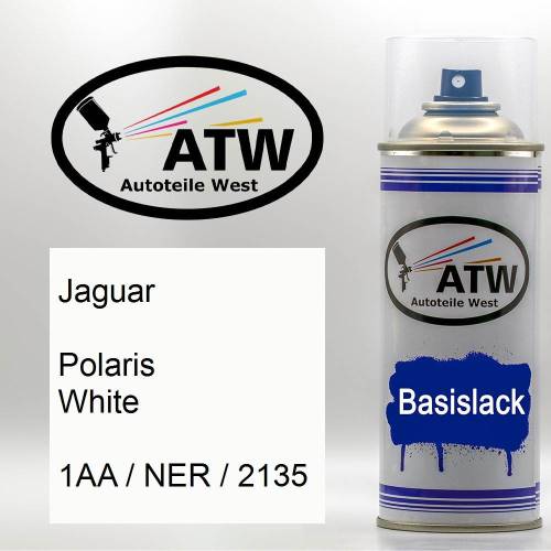 Jaguar, Polaris White, 1AA / NER / 2135: 400ml Sprühdose, von ATW Autoteile West.